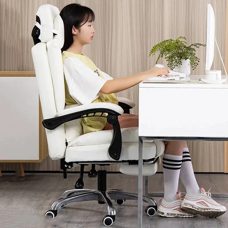 

Conference Chair Swivel Student Office Cheap Throne Relaxing Lightweight Footrest Office Chair Lounge Stoel Home Furniture