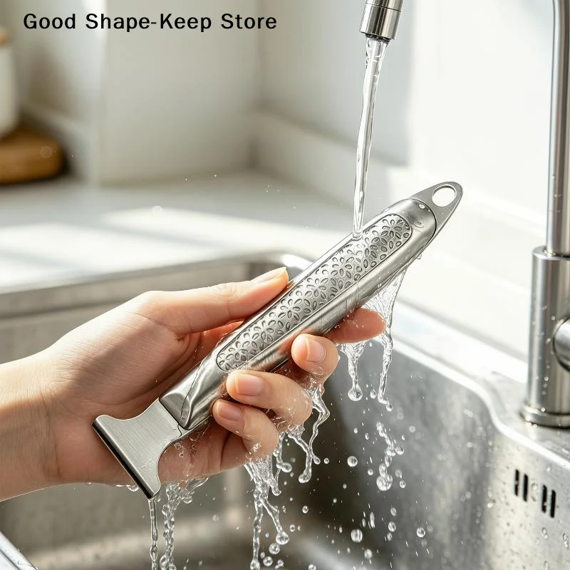 dailyIce Scraper for Refrigerator Stainless Steel Defrost Tool 1/2PCS Non-Scratch Surface Suitable for Home Freezer Deicing Use