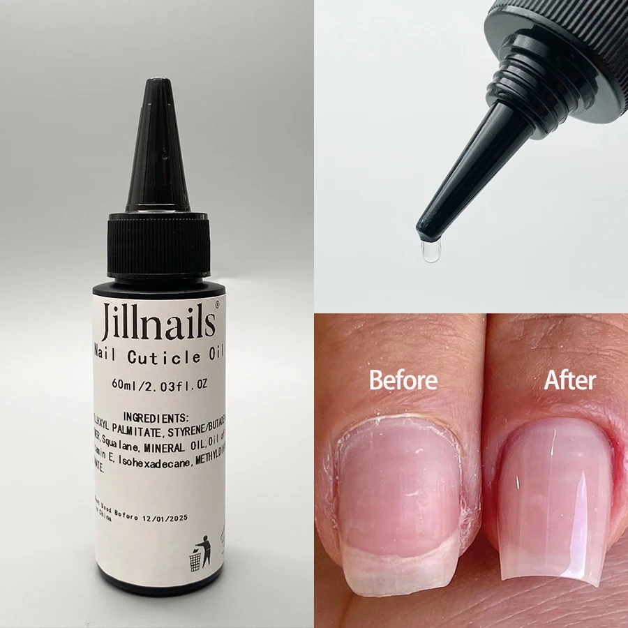 Jillnails-Huile pour ongles, 60ml, N64.C64, gel dissolvant