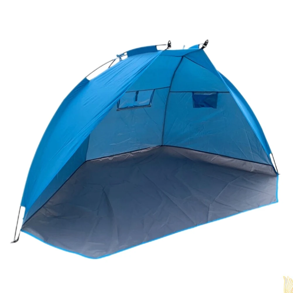

Brand New Great Tent For Fishing Sunshade Tent 180T Polyester 1set 7mm Fiberglass Pole Oxford Fabric Silver Coated