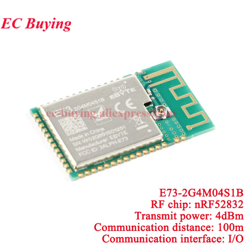E72 E72-2G4M02S2B E72-2G4M23S1A E72-2G4M05S1A 2.4GHz 2dBm Port IO Zigbee Wifi BLE Bezprzewodowy Moduł SoC Odbiornik CC2640 CC2630