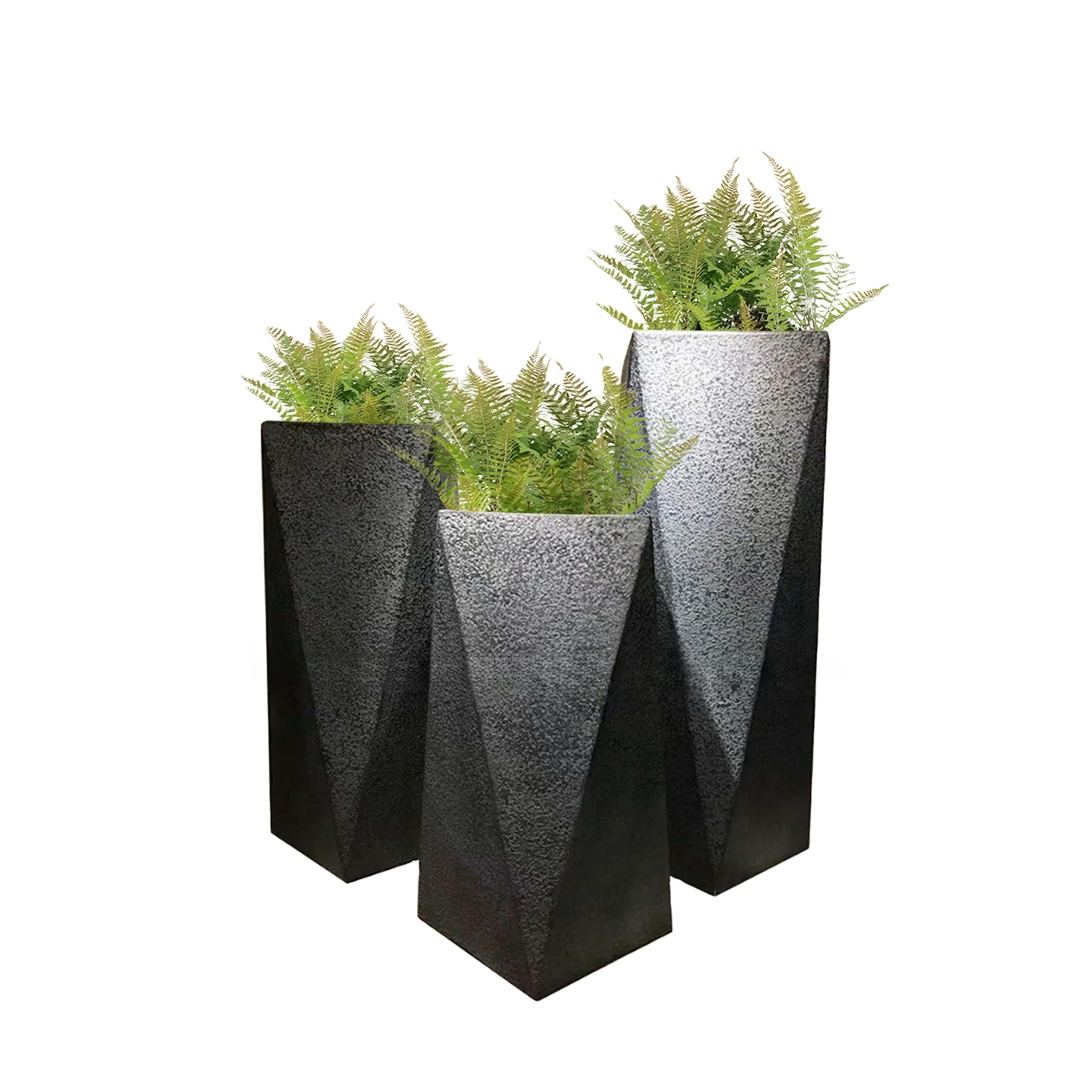 Nordic Style Large Fiberglass Flower Pots Indoor Outdoor Big Vase planter fiberglass