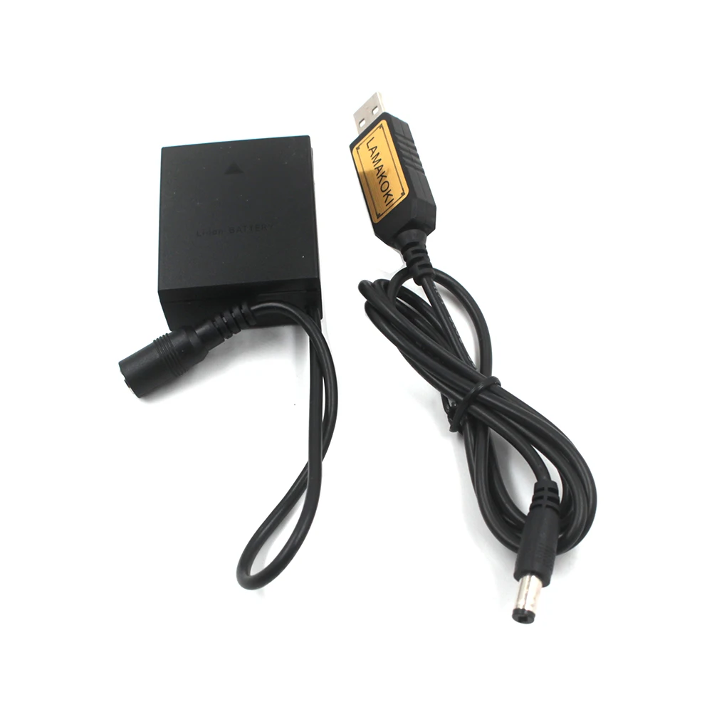 QC Cable USB Power Bank BLH1 BLH-1 DC Battery for Olympus E-M1 Mark II Camera