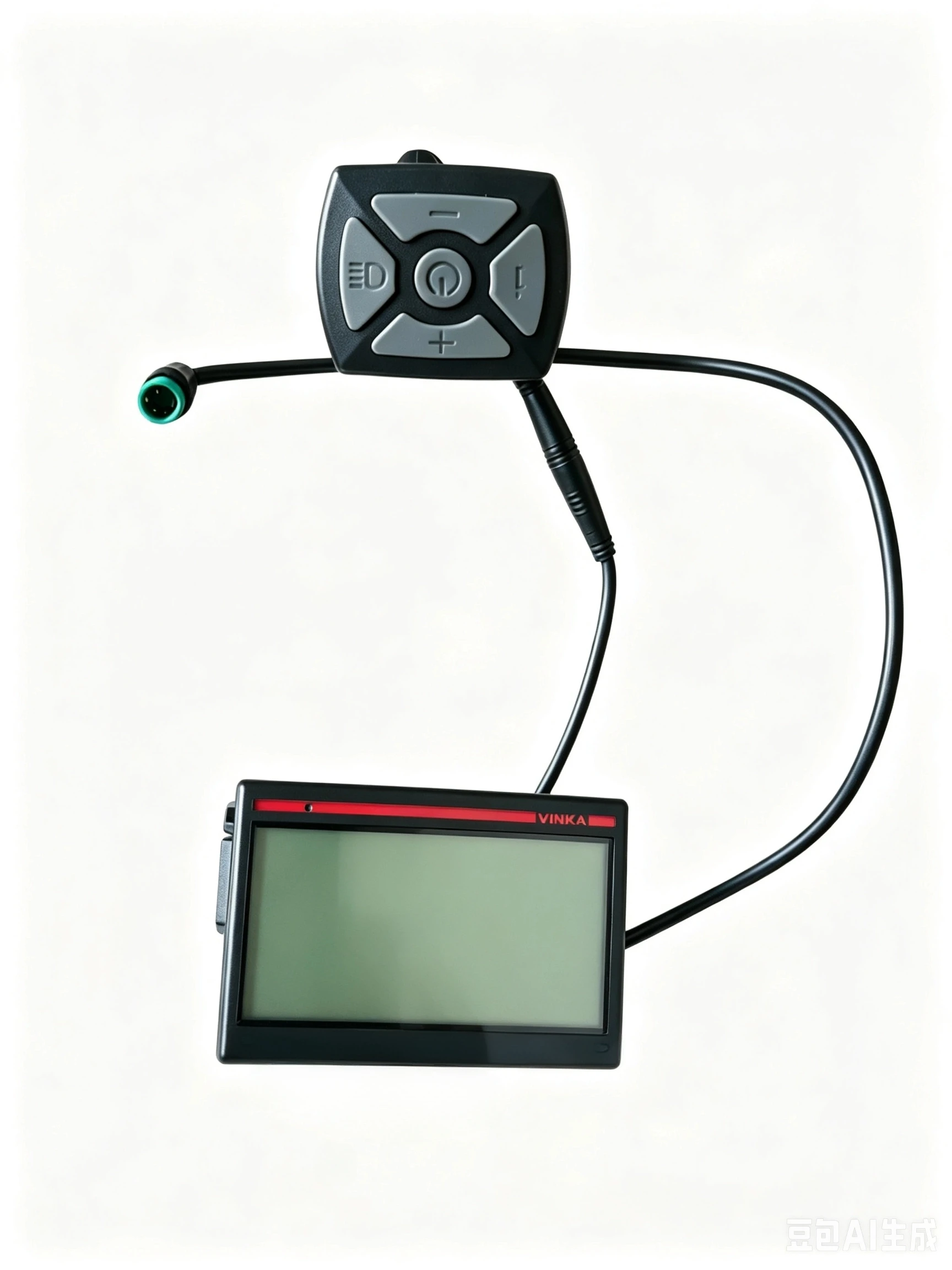 VINKA E-bike LCD Display Split Handlebar Controller 5Pin Waterproof Plug Electric Bicycle Dashboard