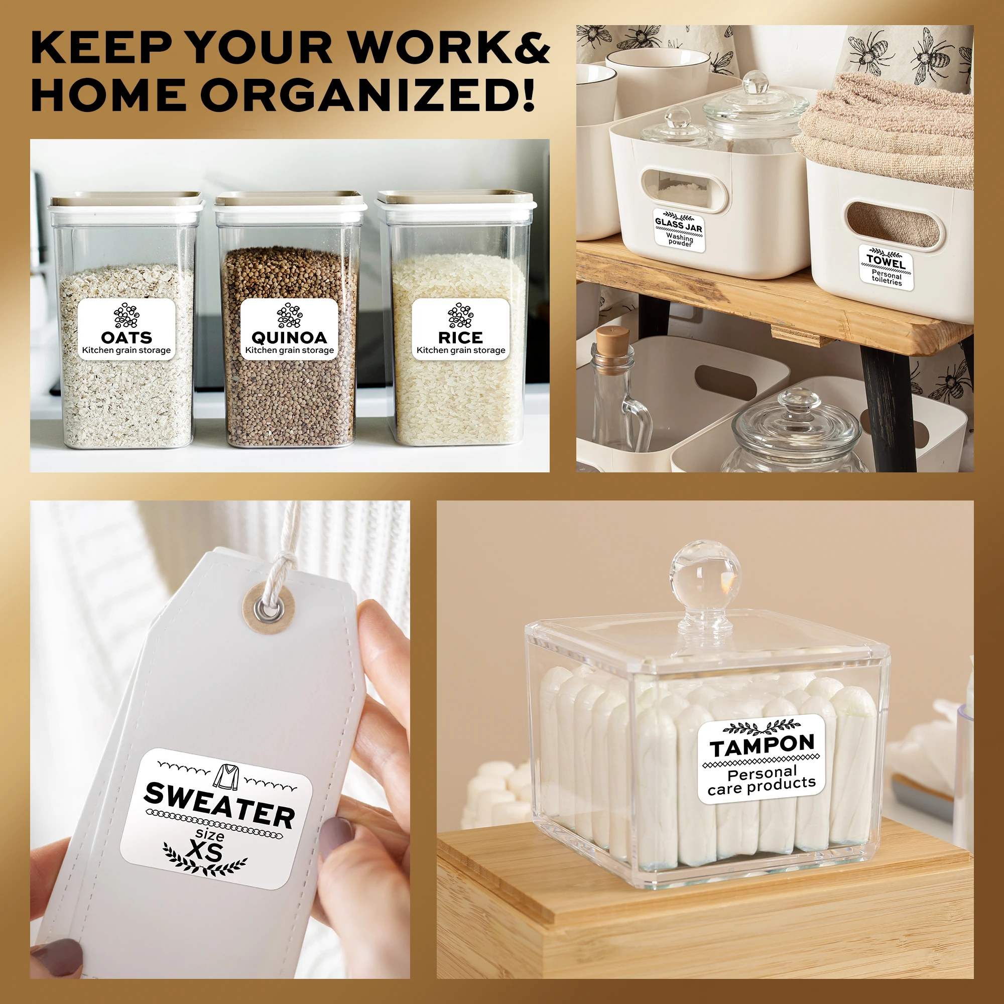 Deli Bluetooth Label Maker Machine, 2-inch Portable Handheld Retro Printer with Tape Cartridge, Inkless Electronic Labeler