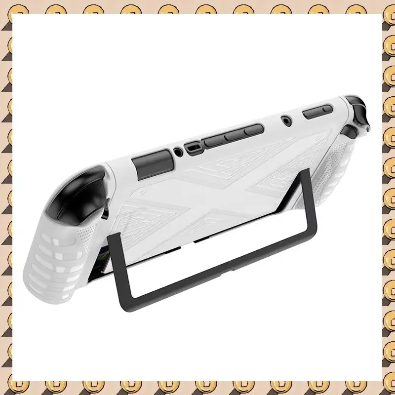 A003 TPU-beschermende schaal voor Switch 2, draagbare gameconsole-behuizing, schokbestendige achterkant met standaard, spelaccessoires