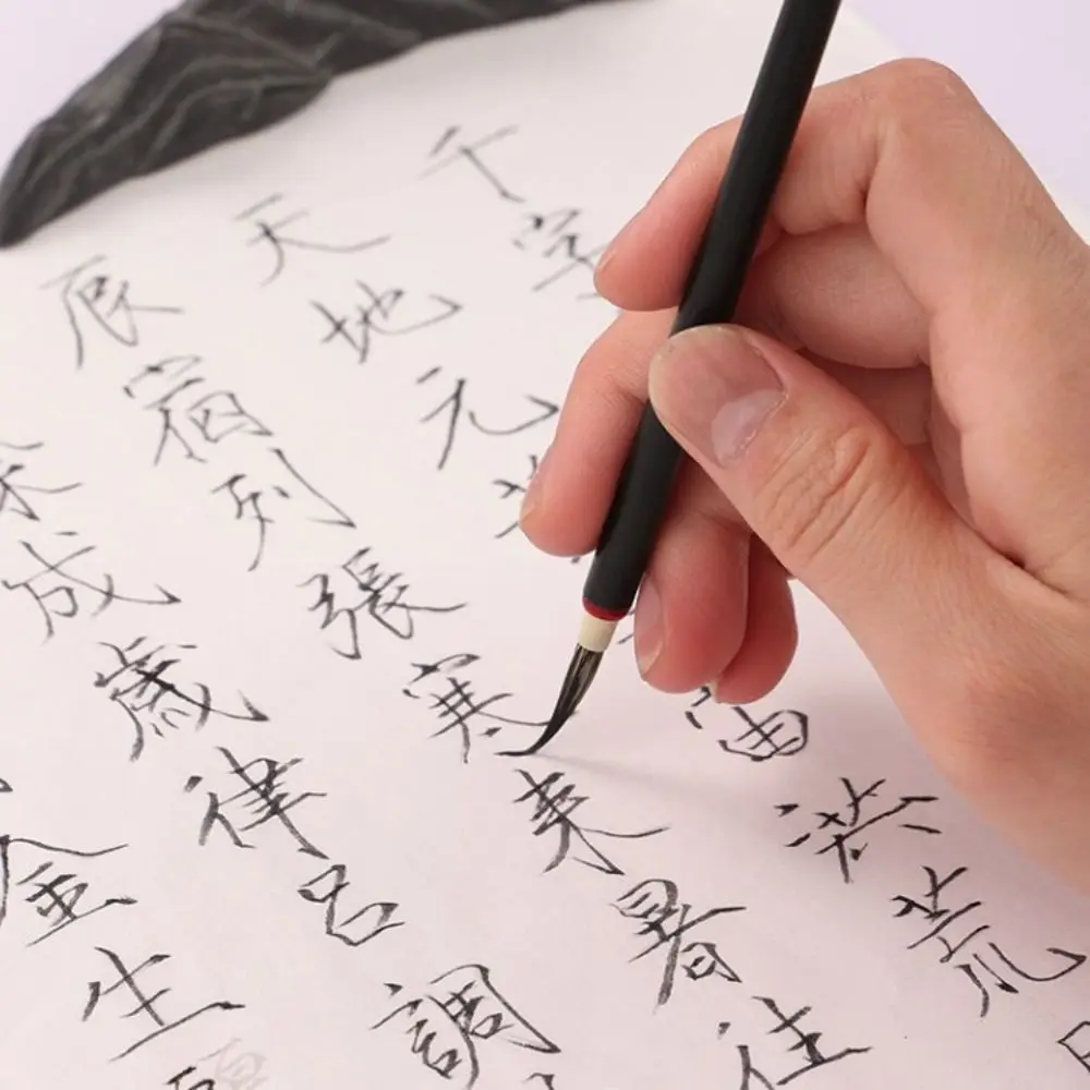 Oil Watercolor Chinese Calligraphy Brush Oil Painting Wolf Hair Scriptures Writing Brush Art Script Hook Line Fine Paint Brush