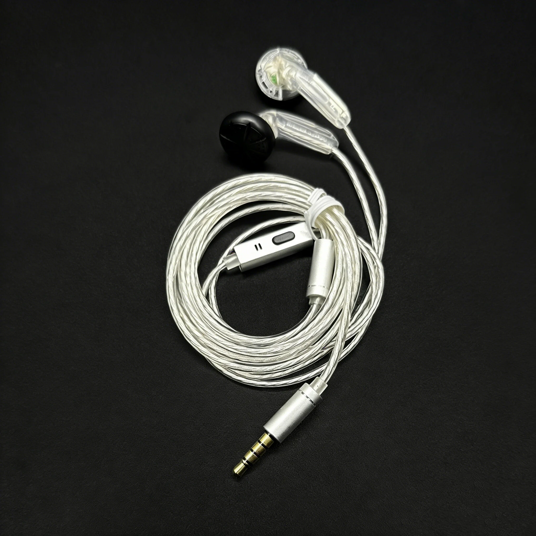 FENGRU DIY EMX500S In-ear Earphones Flat Head Plug DIY Earphone HiFi Bass Earbuds DJ Earbuds Heavy Bass Sound Quality