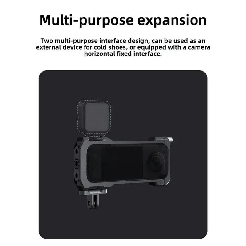 FFYY-Untuk ONE X3 Bingkai Ekspansi Multifungsi Kandang Pelindung Paduan Aluminium Meningkatkan Stabilitas Kamera & Pemasangan Aksesori