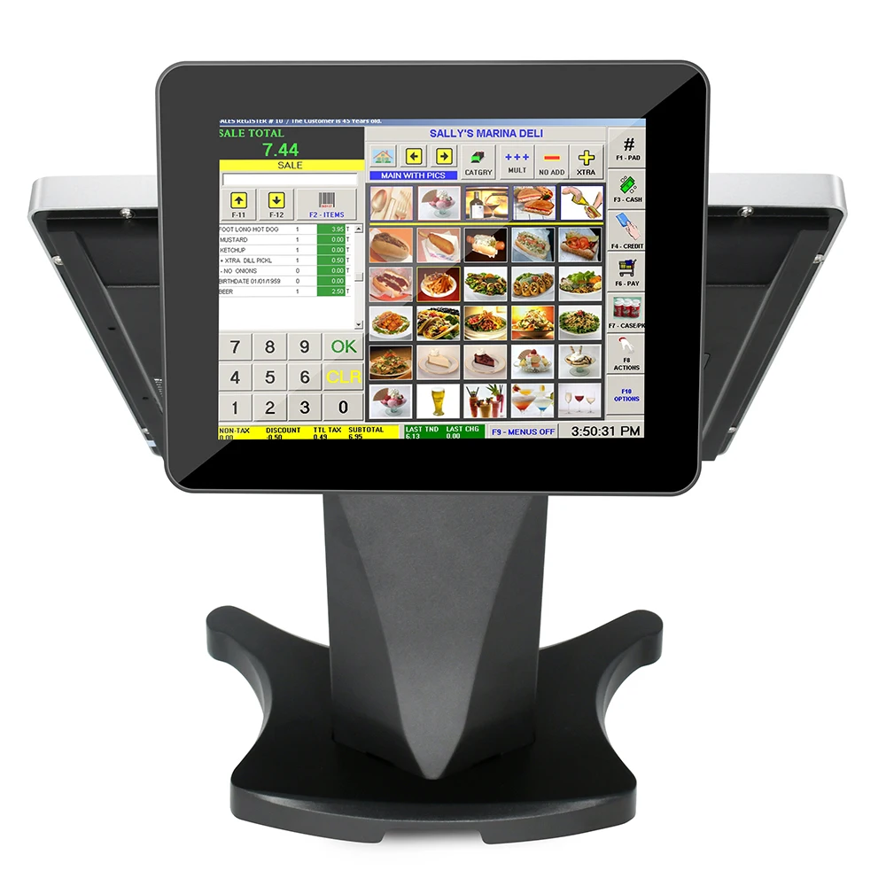 15'' touch screen all in one POS system/cash register/cashier POS machine