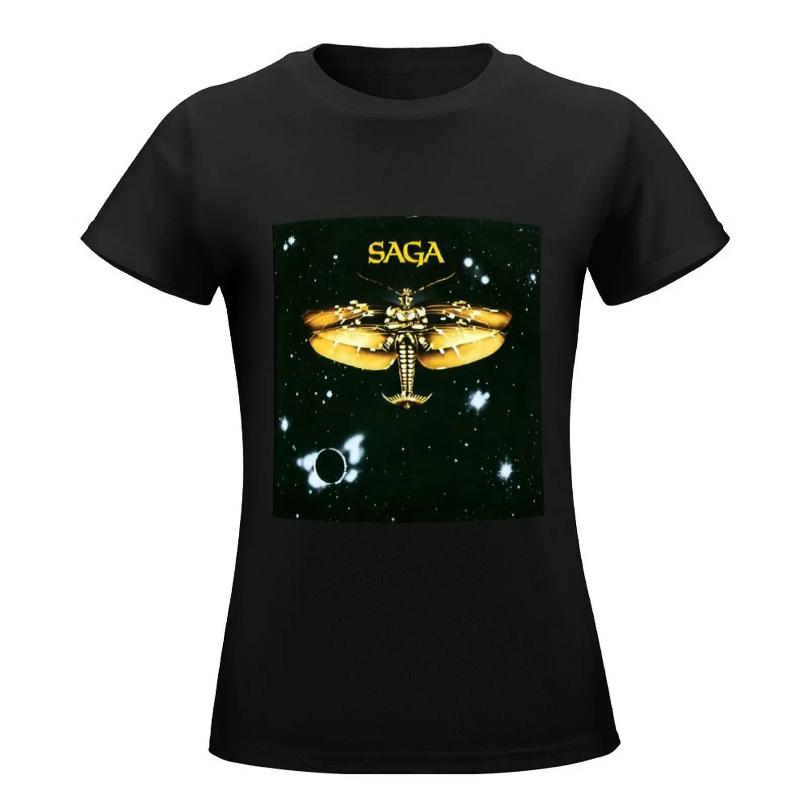 Saga - (1978) T-Shirt hippie clothes animal print shirt for girls Short sleeve tee t-shirts for Women graphic tees