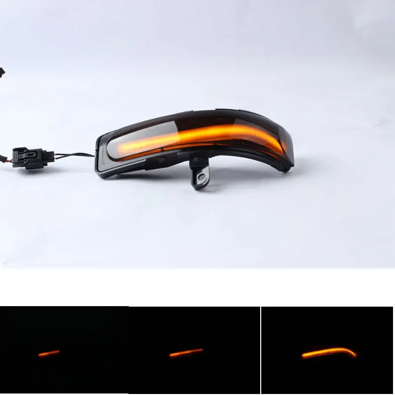 2Pcs For For Mazda CX-7 CX7 2008-2014 For Mazda 8 MPV Dynamic LED Side Mirror Blinker Flowing Light Turn Signal Indicator Lamp