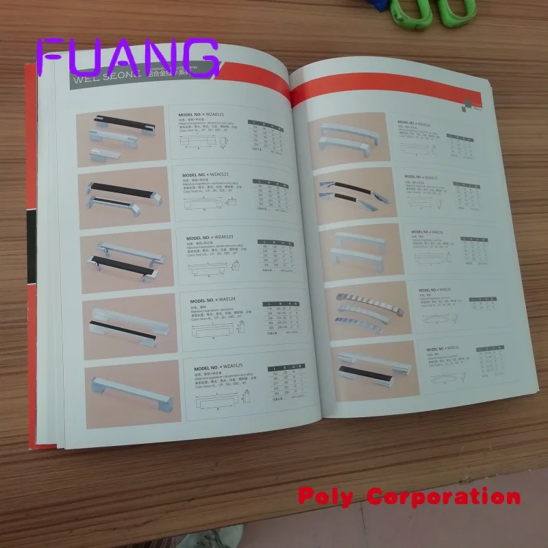 Kustom sempurna sampul keras penuh warna mode majalah/katalog pabrik layanan cetak