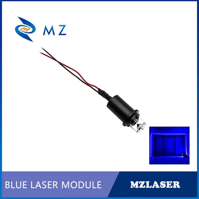 Hot Selling Compact 450nm 100mW 360 Degrees Blue Line Laser Diode Module ACC Drive Type For Laser Level Industrial Grade