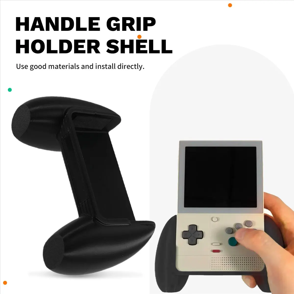 DT81 Portable for Retroid Pocket Classic Game Console Grip Case Confortable for RPC Game Control Handle Grip Holder Shell B