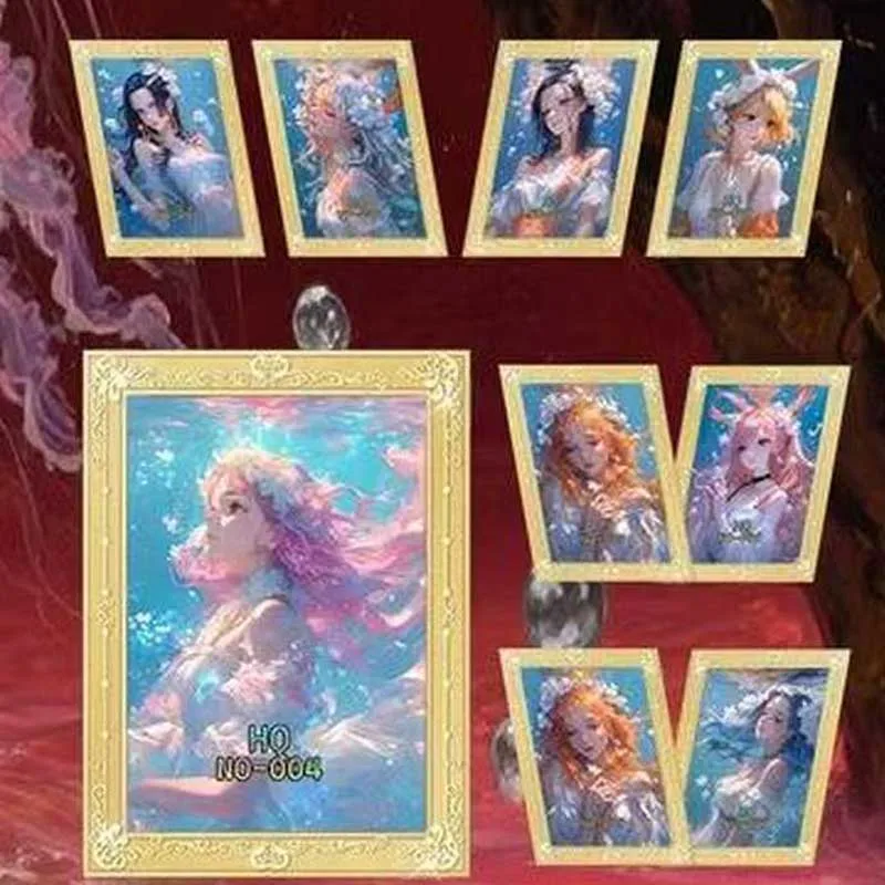 Anime Een Stuk Groothandel Collectie Kaarten Booster Box Qingcheng Wenchuang Metalen Boor Kaart Speelkaarten Bordspellen Kid Gift