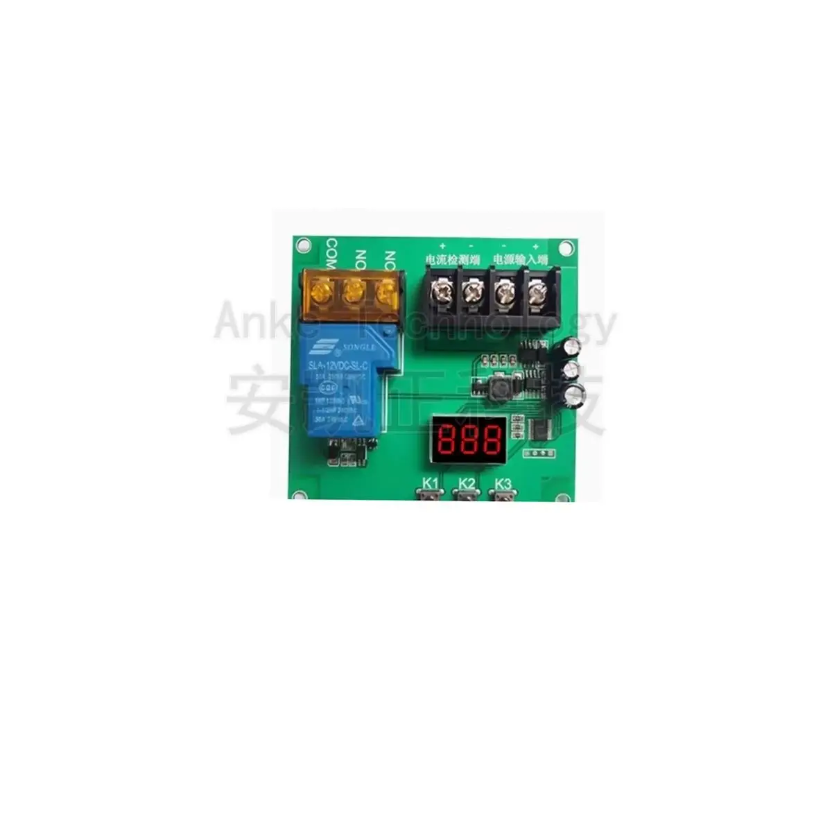 DC current detection module, relay overcurrent alarm switch controller, motor stall protection module 30A