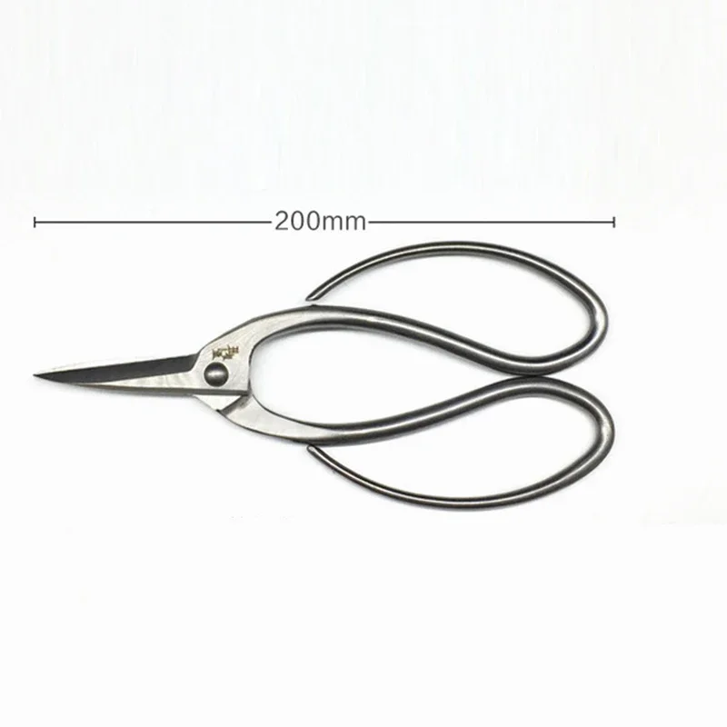 New 200mm Root Pruning Scissors Garden Secateurs Stainless Steel Garden Bonsai Scissors Shear Root Branch Trimming Pruning Tools