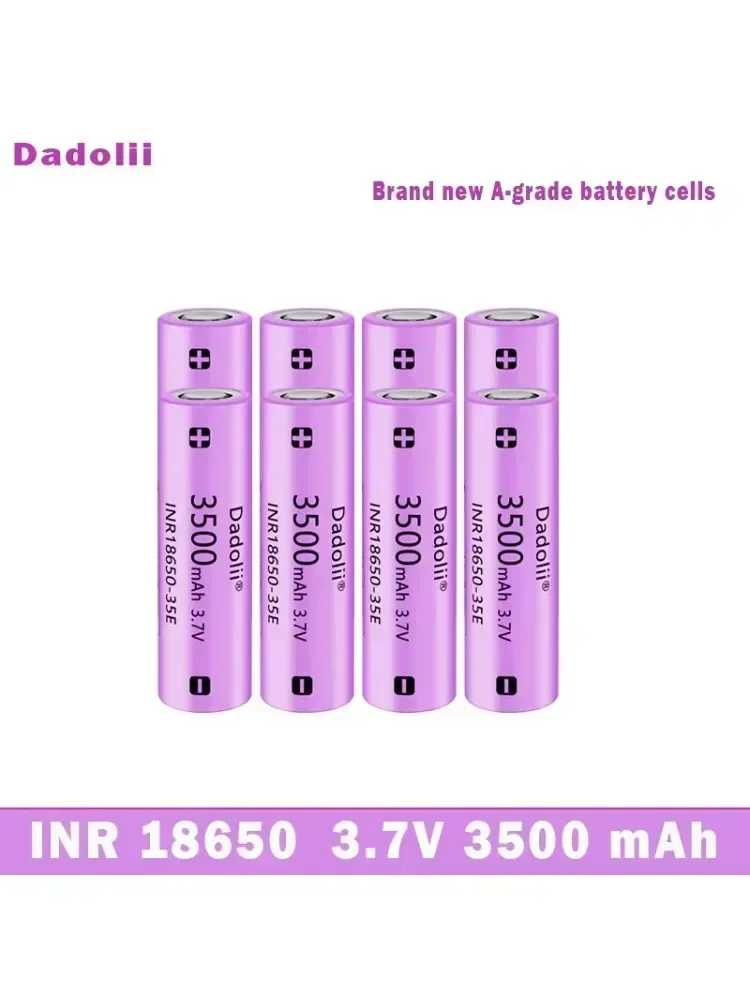 

Versatile High-Quality 3.7V 3500mAh 18650 Lithium Rechargeable Batteries, Great for Flashlights, 1-40pcs Set