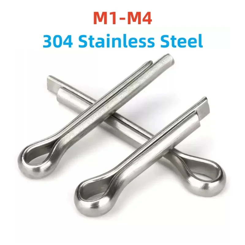 304 Stainless Steel Cotter Pin Split Pins M1-M4 U Shape Type Spring Cotter Hair Pin for Automotive Repair