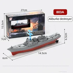 Mini Rc Boat 2.4G Simulation Military Aircraft Carrier Collection Model Remote Control Ship Warship Battleship Toy for Boys Gift