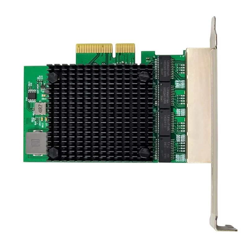 PCIE X4 2.5G Gigabit Network Card RTL8125B 4 Port Ethernet Network Card Desktop Server Network Card