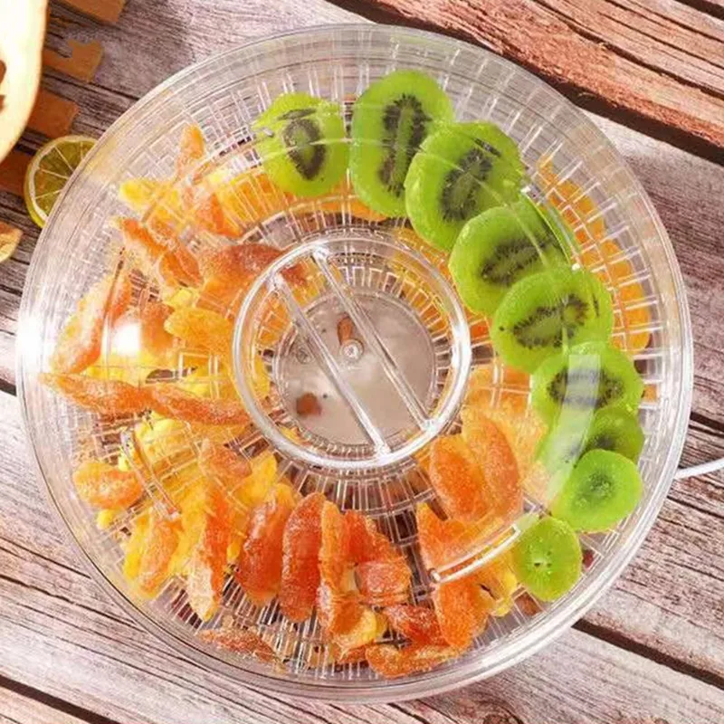 MINI Vegetables Fruit Dryer Digital Food Dehydrator Household Meat Drying Machine With 5 Trays