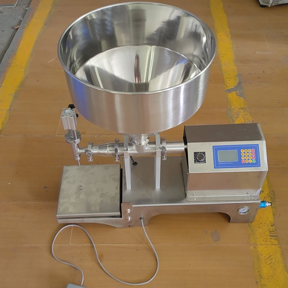 220V/110V Quantitative Sauce Cream Liquid Weighing Filling Machine Packaging Tool Honey Cosmetics Powder Paste Filler 30g-8000g