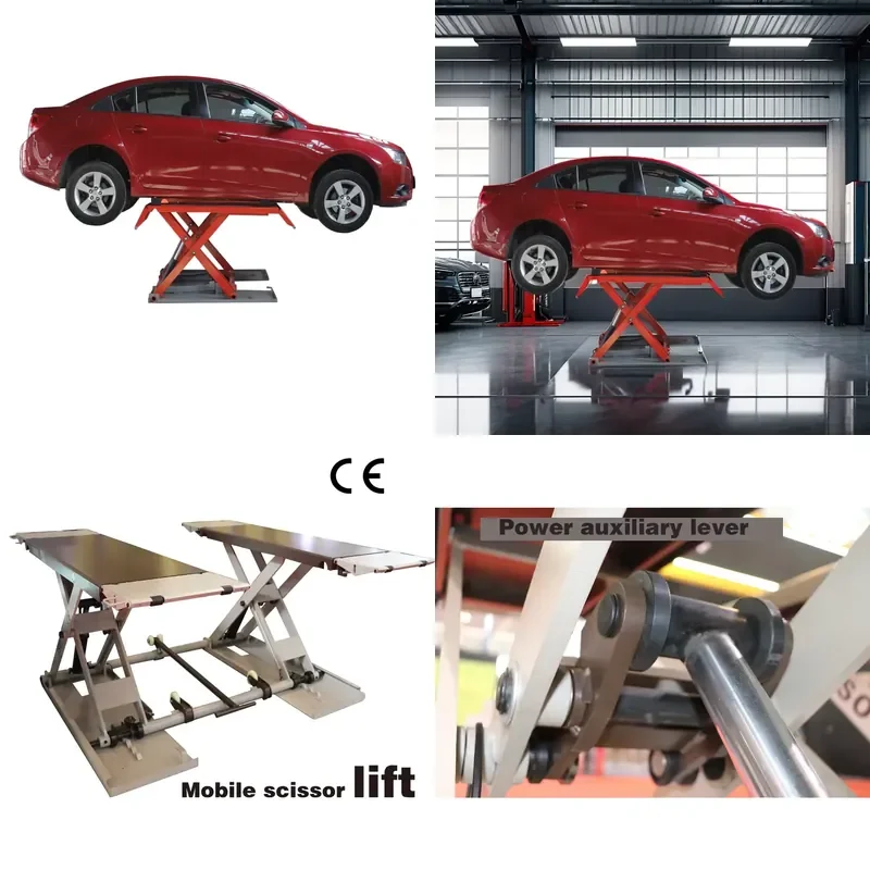 [2026] Price Automotive Scissor Hydraulic Car Lift 3ton Mid-rise Scissor Car LIft