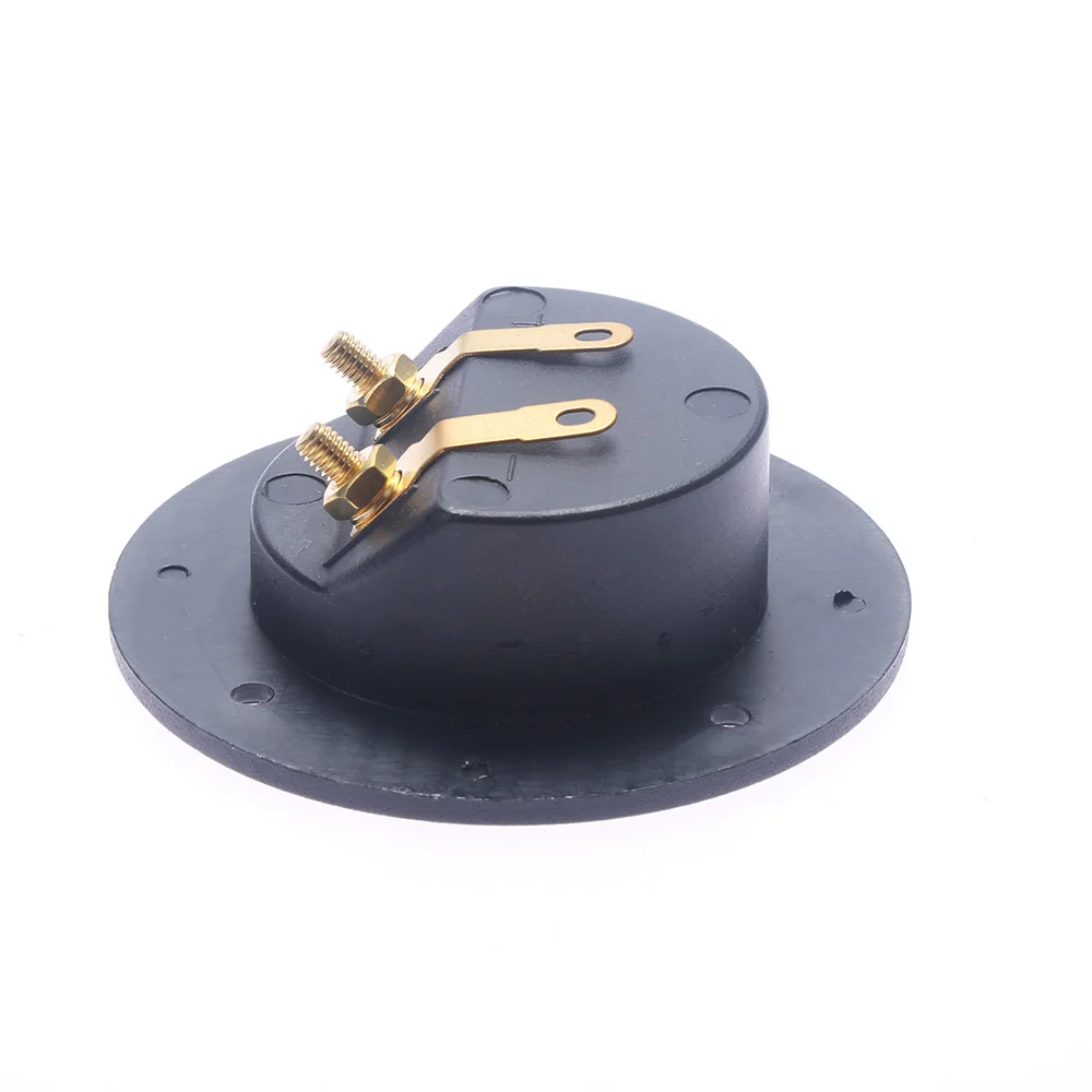 Stekker Ronde Dozen Met 2 Bananenaansluiting Subwoofer Luidsprekeraansluitingen Glijd