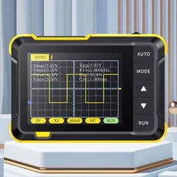 Handheld Oscilloscope 200KHz Bandwidth Portable Transistor Tester 1000mAh Electronic Component Tester 2.5MSa/s Sampling Rate