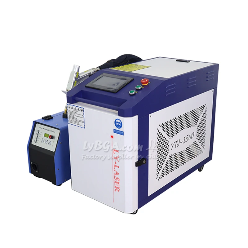 Handheld 4-in-1 1500W 2000W 3000W Fiber Laser Welding 2-in-1 Head Cleaning Cutting Machine for Metal Oxides Stainless Surfaces