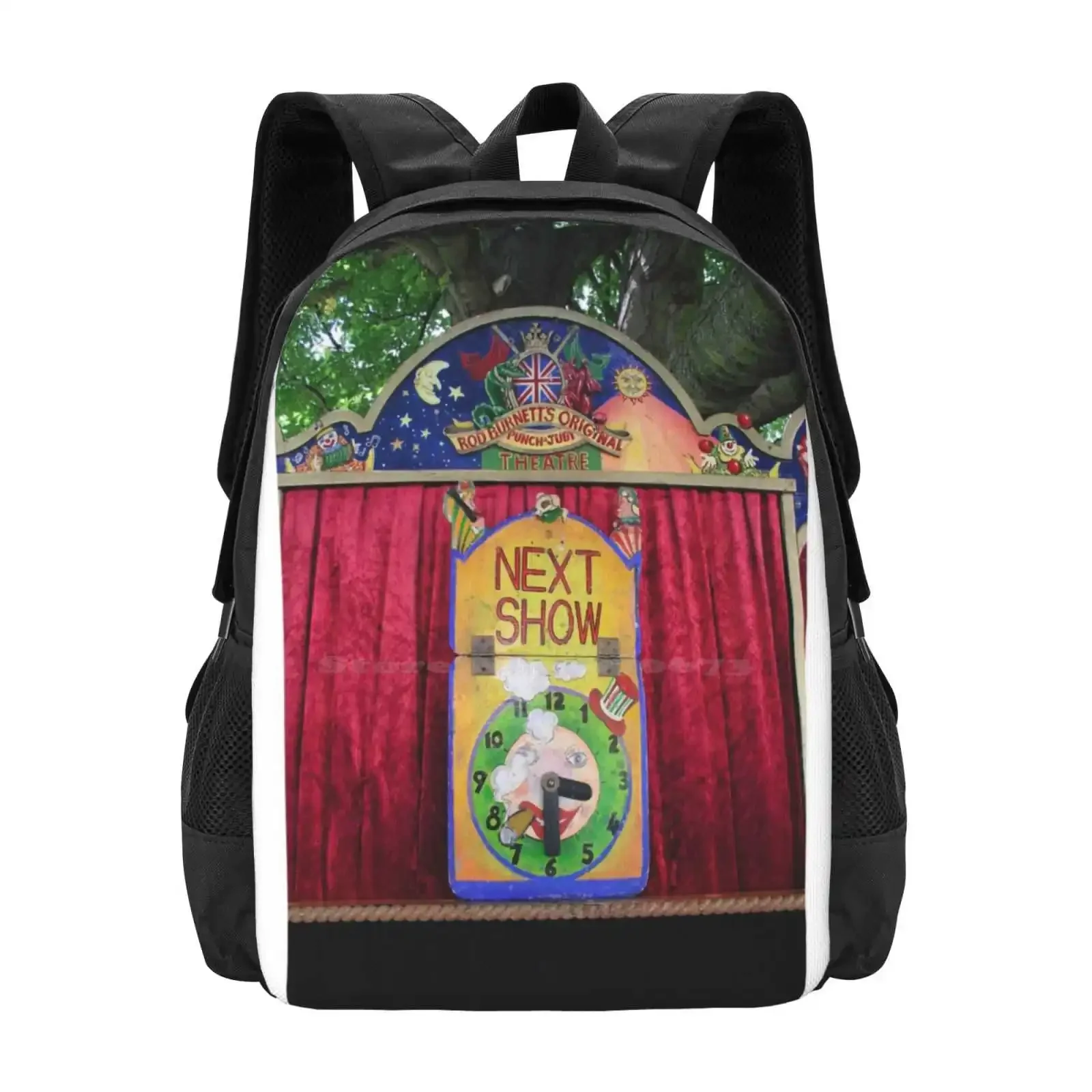 

Школьный рюкзак Punch And Judy Next Show 3,30 большой вместимости, сумки для ноутбука, Punch And Judy Punch, Театр Джуди, кукольные развлечения