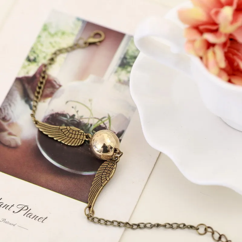 Harri Golden Snitch Bracelet Potter Multi Wings Snitchs Owl Hedwig Layer Handmade Bracelet for Fans Gifts image 4