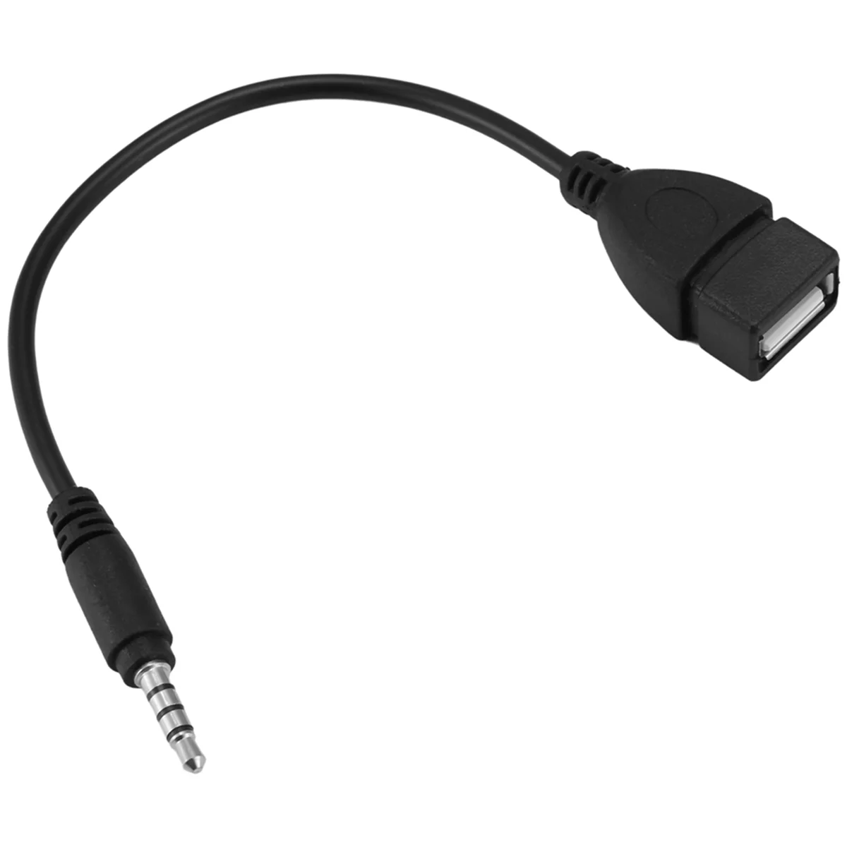 El nuevo conector USB, AUX, conector de 3,5 mm para cable de carga de datos de audio negro