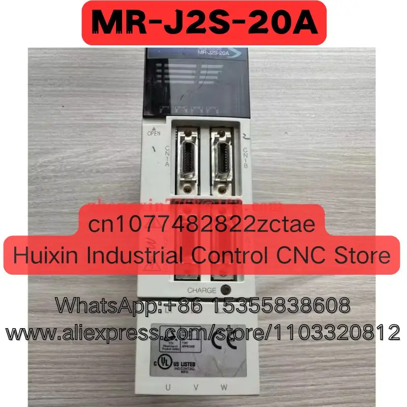 

Used Servo Drive MR-J2S-20A MR J2S 20A Normal Function Tested OK