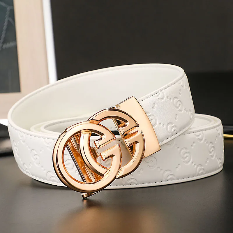 High Quality Designers Business Mens belt Luxury Brand Famous Work Male brand Belts Buckle Genuine Leather Belt for Women jean