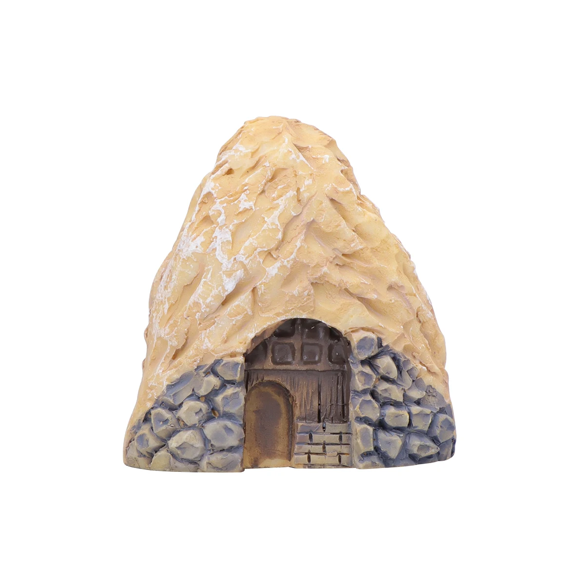 

Miniature Cave House Resin Bonsai Realistic Shape Mini Garden nament Micro L DIY Project Container Terrarium Gardening