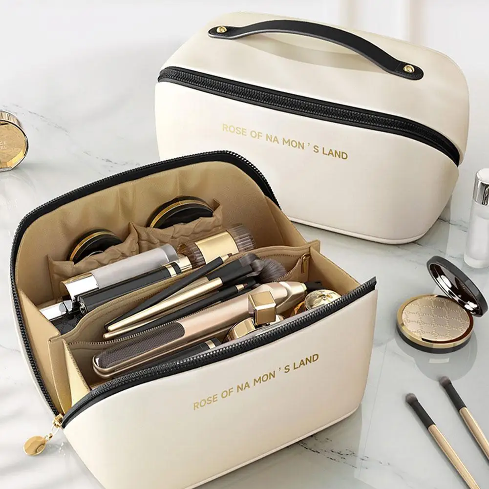 Makeup Organizer Female Toiletry Kit Bag Make Up Case Storage Pouch Luxury Lady Box, Cosmetic Bag, Organizer Bag Travel Zip