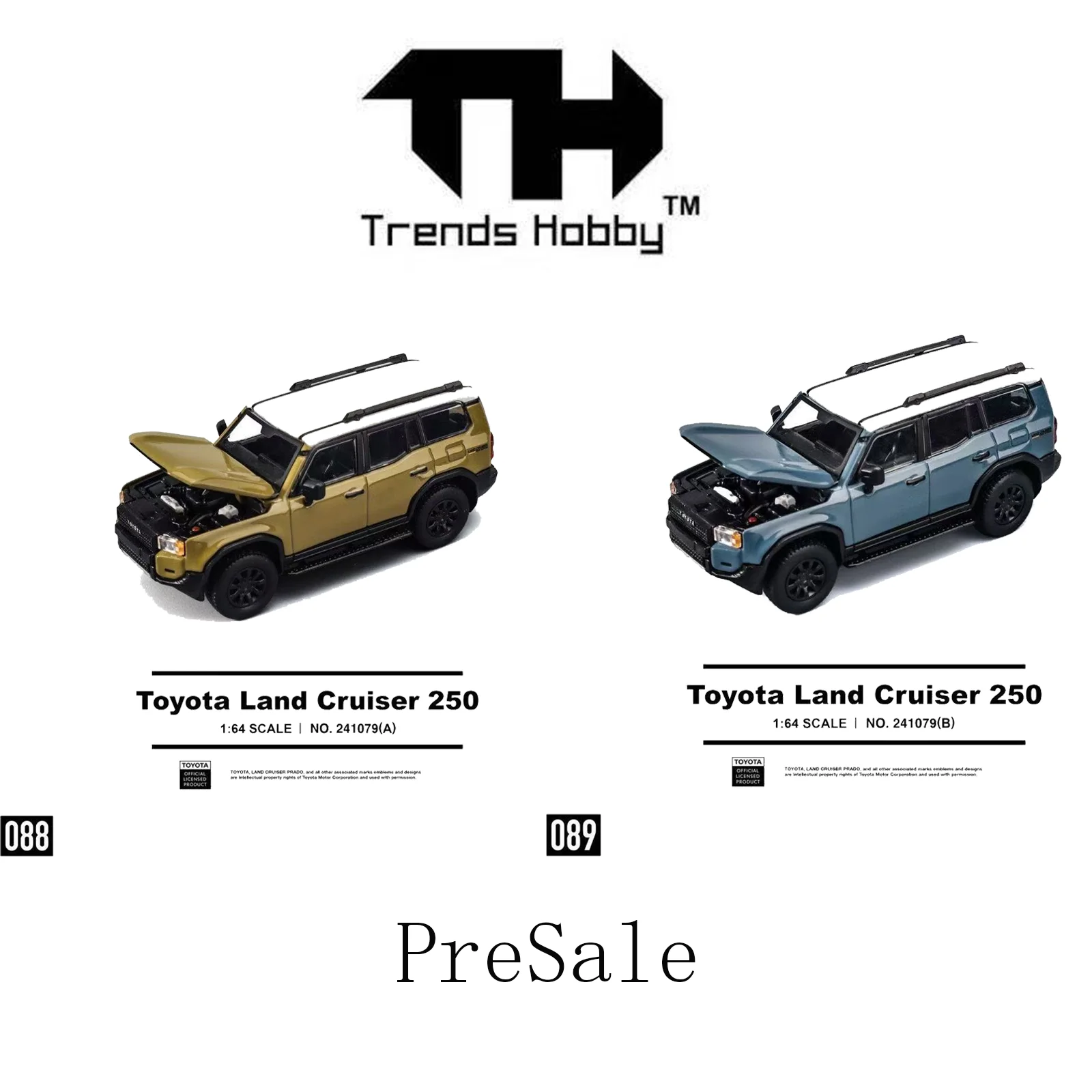 

TrendsHobby 1:64 Toyota LandCruiser 250 Alloy Die Cast Car Model Collection Gift