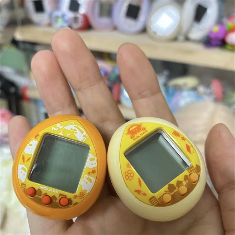 Original Bandai Pui Pui Molcar Anime Tamagotchi Eletrônico Pet Machine Game Console Nostálgico Brinquedo Virtual Para Crianças Presente De Natal