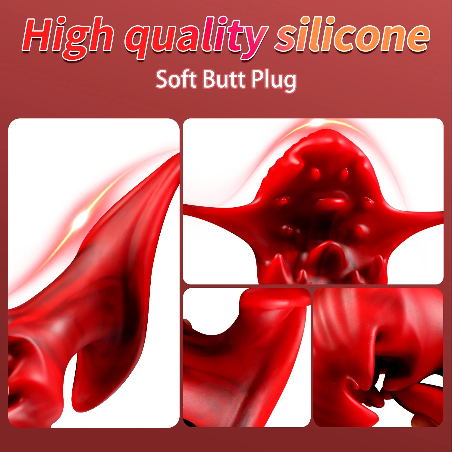 Huge Anal Plug Silicone Soft Butt Plug Fisting Gay Men Prostate Massager Anal Beads Adult Sex Toys for Women Men Anal Dilator