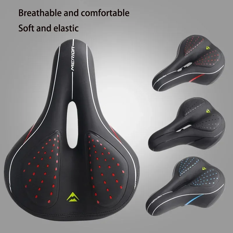 Merida Mountain Bicycle  Saddle Bike Thickened Cushion Cover Comfortable Soft Silicone Cycling Seat CZ003