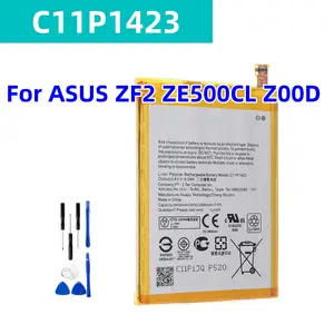 Bilashmart 2500 mAh C11P1423 Phone Battery ASUS ZenFone 2 ZE500CL Z00D High Quality Replacement Bateria + Tools