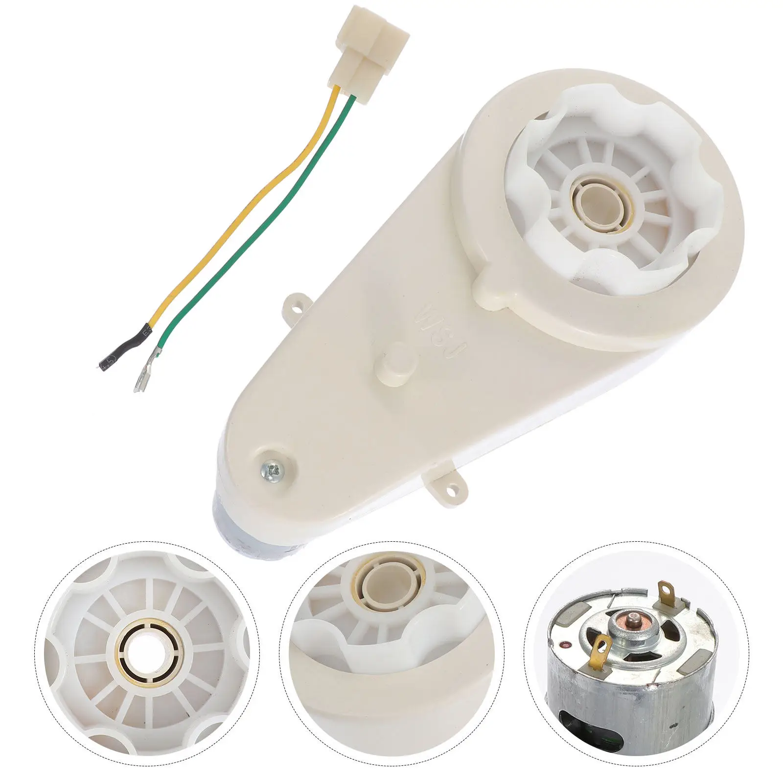 

2Sets Universal Motor Gear Box Sturdy Alloy Gear Case High Temperature Resistance Electric Car Accessories Rs550