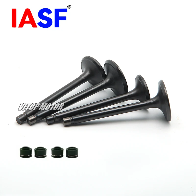 IASF Motorcycle Intake Exhaust Valve Stem Kit for YAMAHA XV250 Virago Route 66 V-Star Drag Star XV125 XC125 Cygnus YFA-1 YFM80