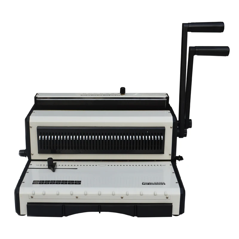 

Calendar Binding Machine Middle Semicircle Hoop Binding Machine 3:1 Twin Coil Desk Calendar Drilling Machine