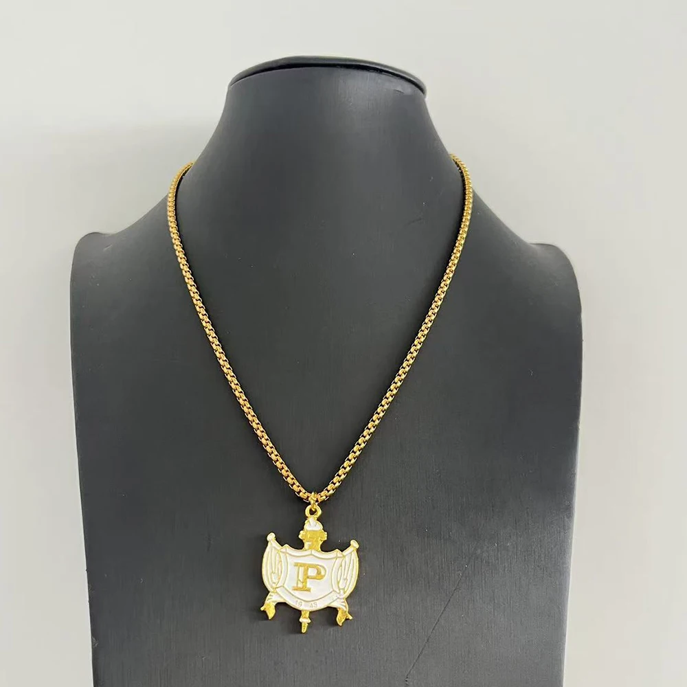 PHILO اليونانية شعار الذهب درع سحر قلادة قلادة