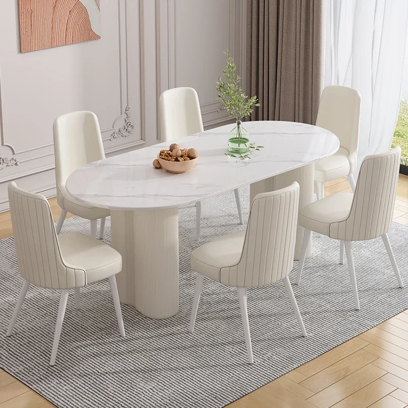 Mesas de Comedor de escritorio de jardín, consola moderna, centro de cocina, mesas de Comedor, balcón, estudio, Sillas de mármol Para Comedor, muebles WJ20XP