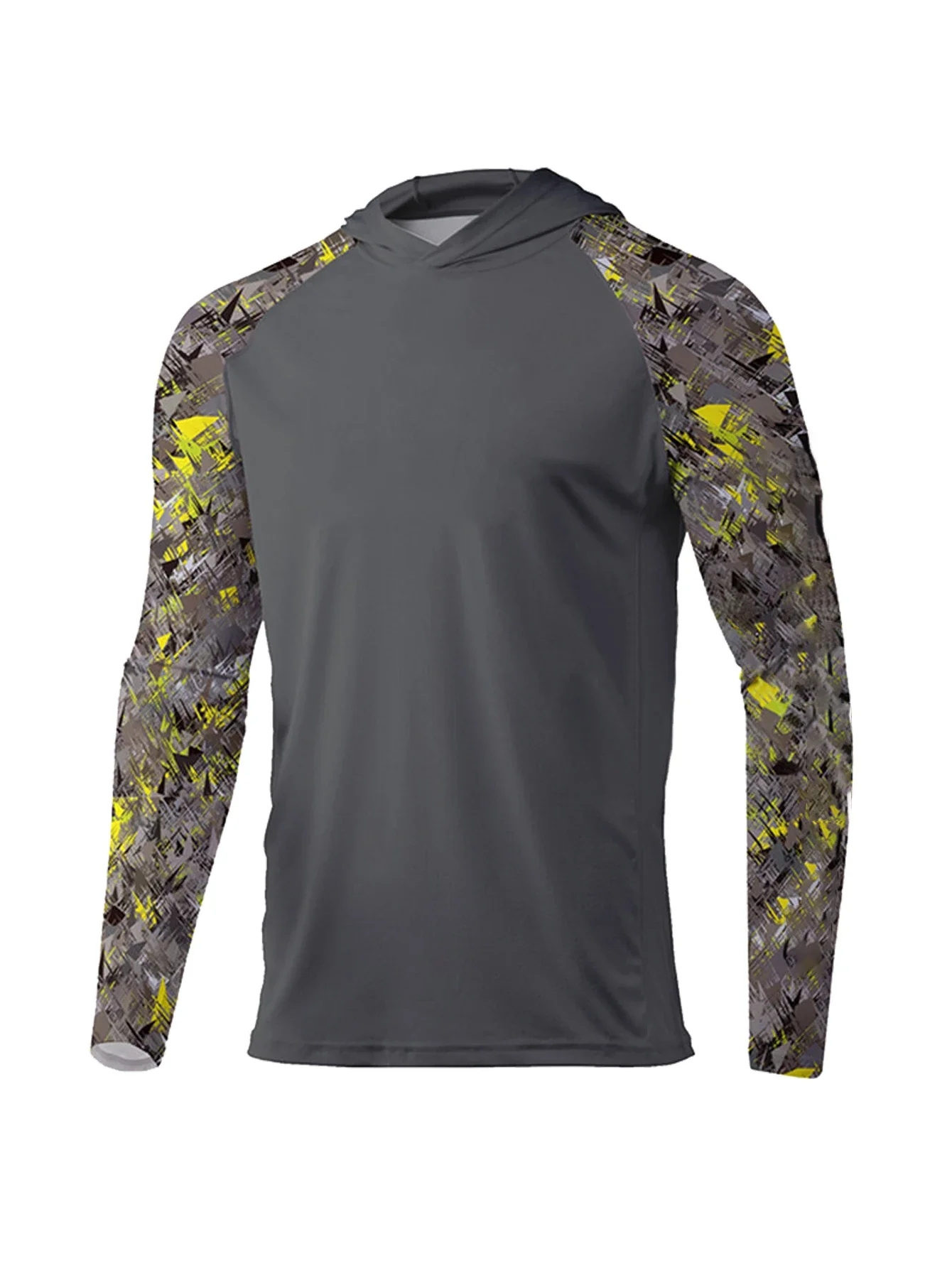 Fishing Clothing Performance Fishing Hoodie Uv Protection UPF 50 Long Sleeve Angling T-shirts Men Breathable Tops view 2